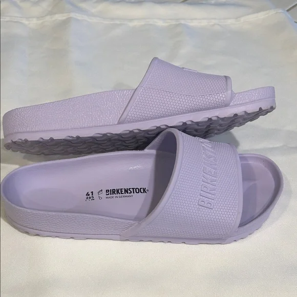 Birkenstock Barbados Eva Slides In Purple Fog Size 41 (10-10.5) - Picture 15 of 16